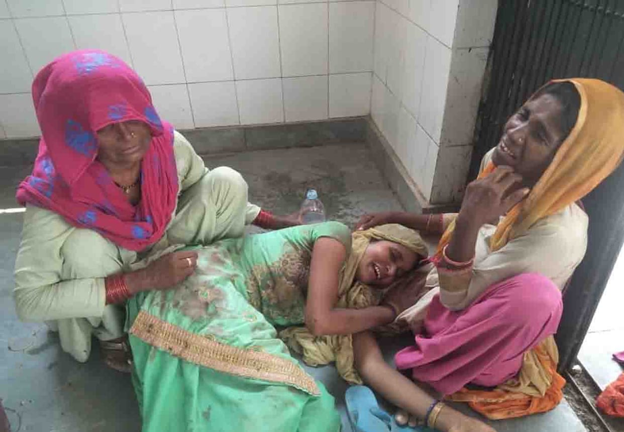 road accident in chitrakoot, four year old child died