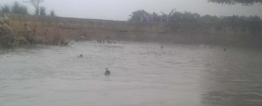 Baba saved while bathing, save three people