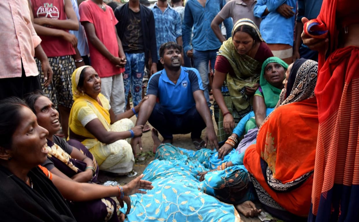 Five killed in road accident including infant