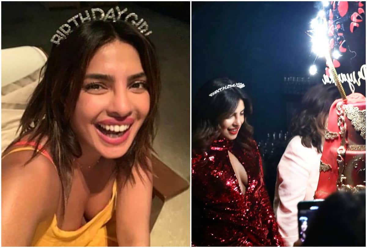 Priyanka Chopra five tier birthday cake rate Rs 3.5 lakh