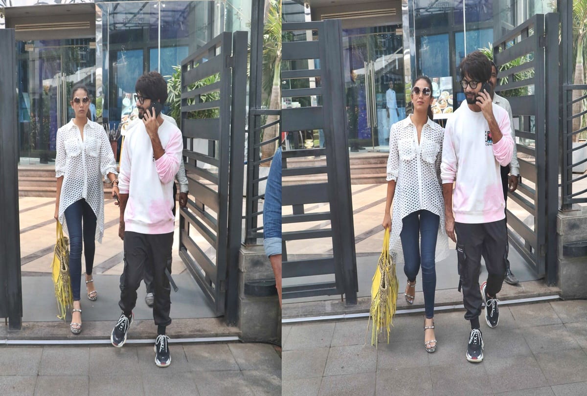 Spotted Pooja batra nawab Shah Shahid Meera Kriti diljit dosanjh Arjun Rampal Adah Sharma