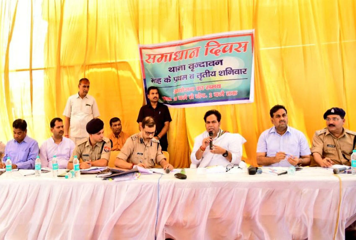 minister shrikant sharma strict instruction to officials over Vip culture in vrindavan