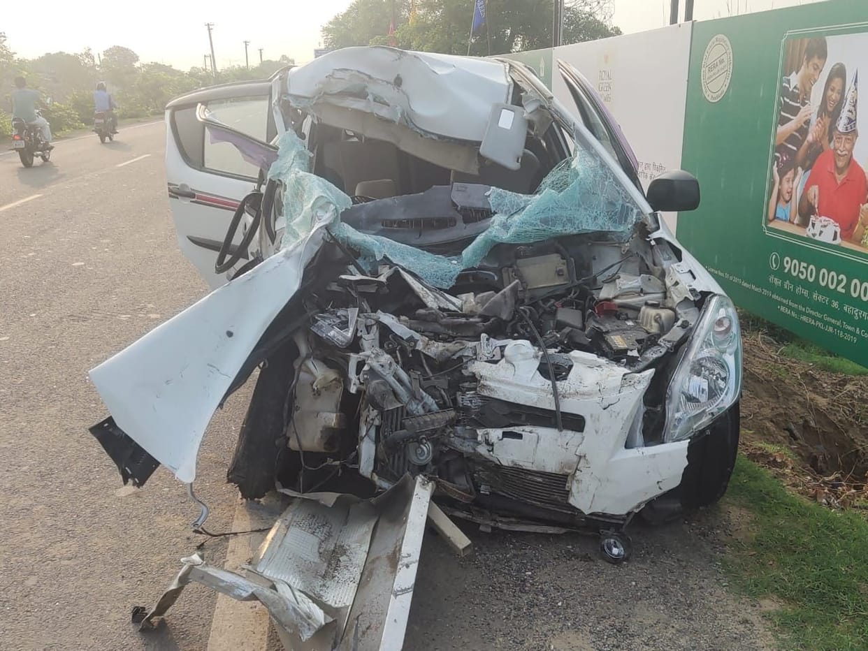 accident, bus, car