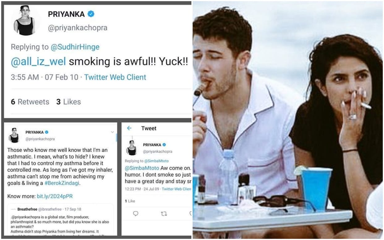 Priyanka Chopra smokes 5 Times when actress being slammed on social media