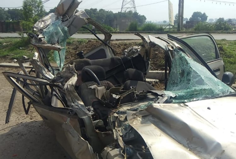 Three Died In Road Accident In Sonipat Of Haryana