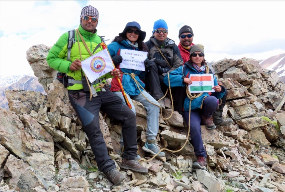 Nim mountaineer climbed successfully on Nelong valley mumba peak first time