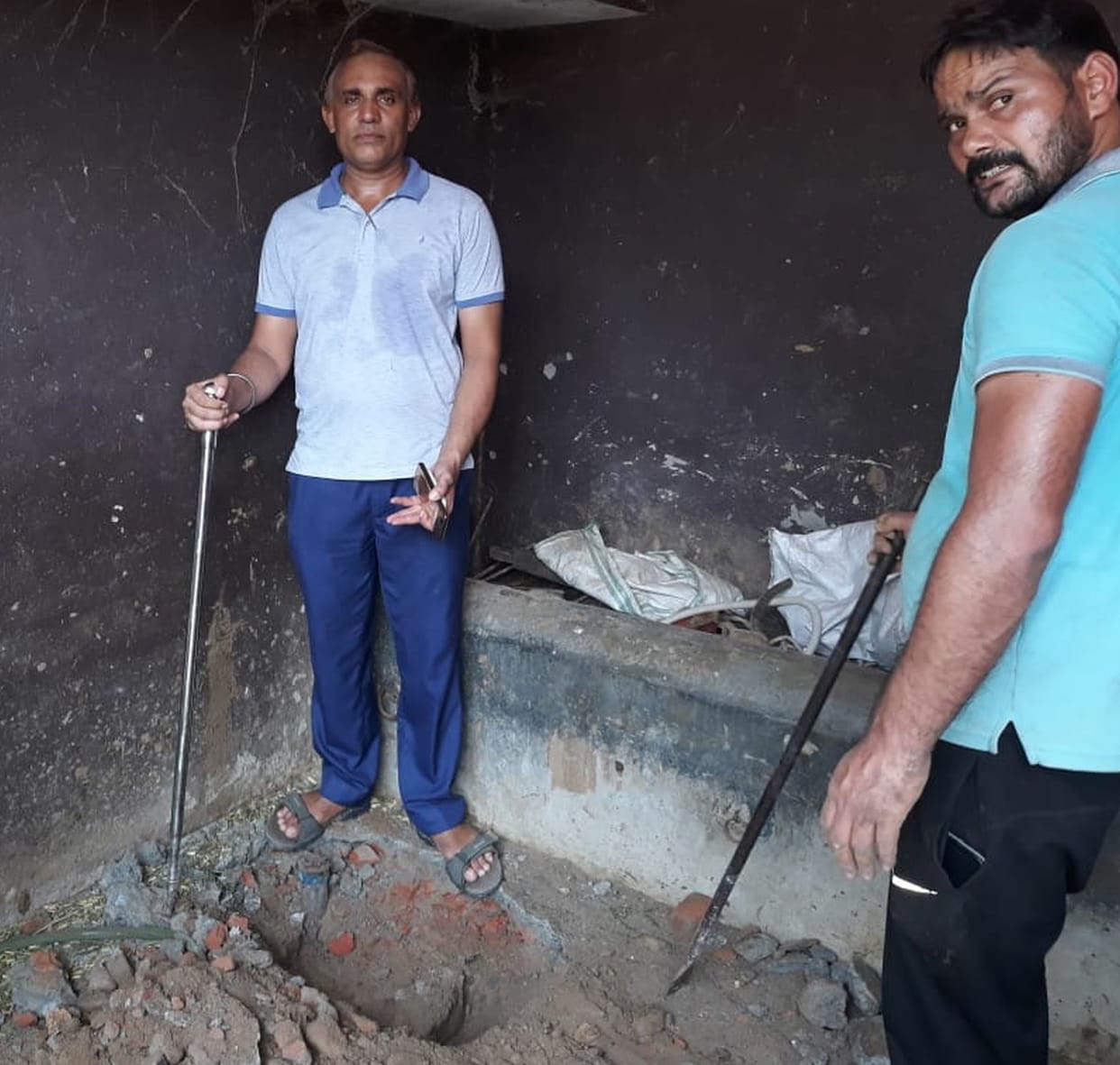 The raw liquor found in the tanks under the ground in Baruabagh