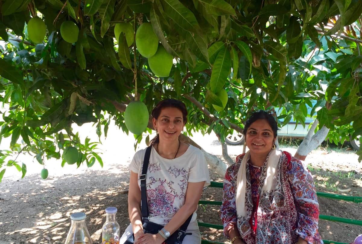 juhi chawla farming since 8 years because of her father