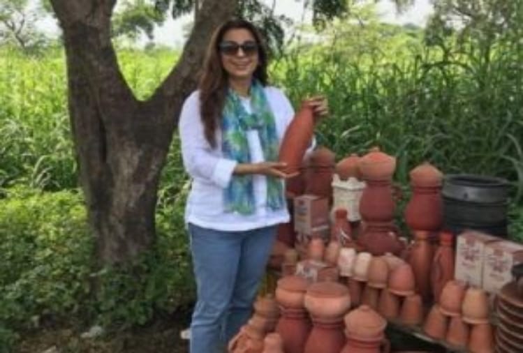 juhi chawla farming since 8 years because of her father