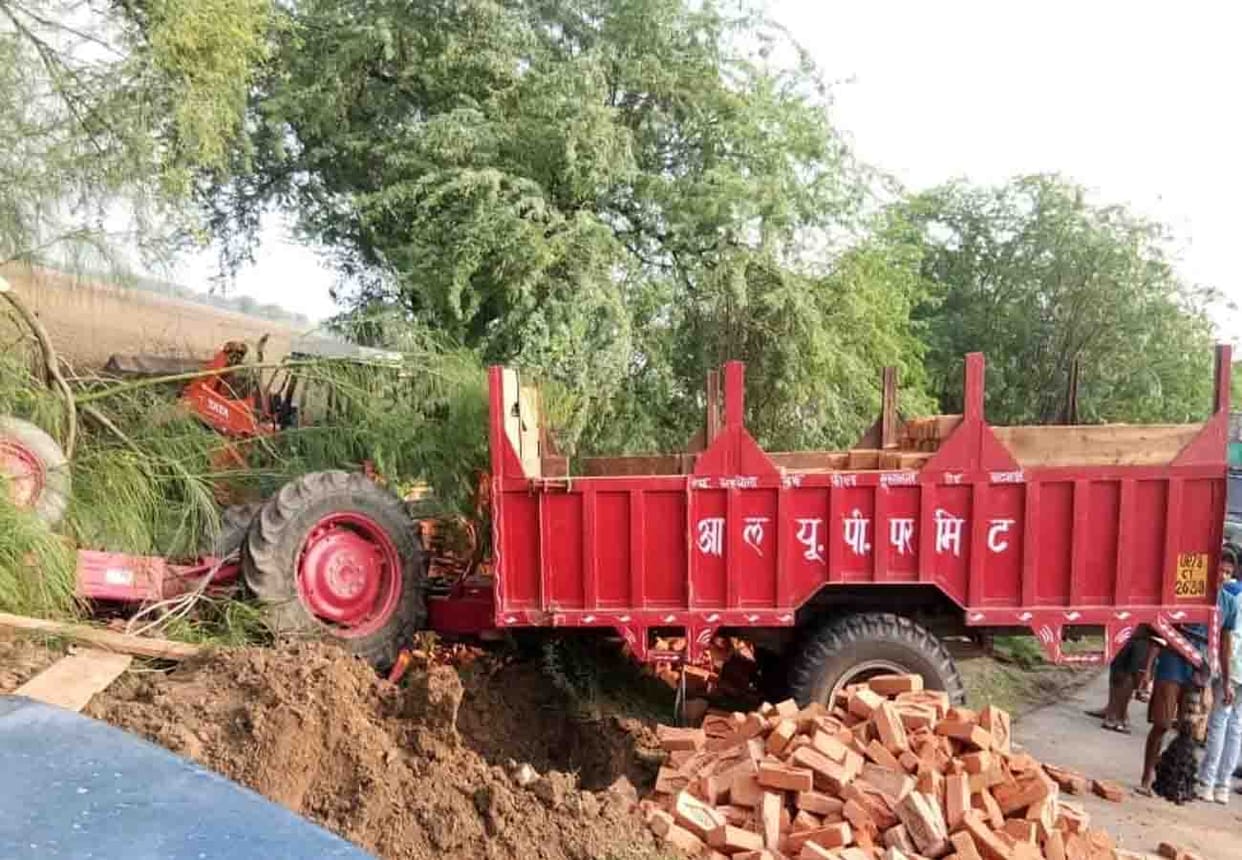 road accident in hamirpur, one died