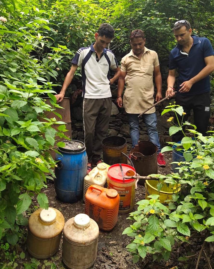 action of police in the forest of Plan Kheda
