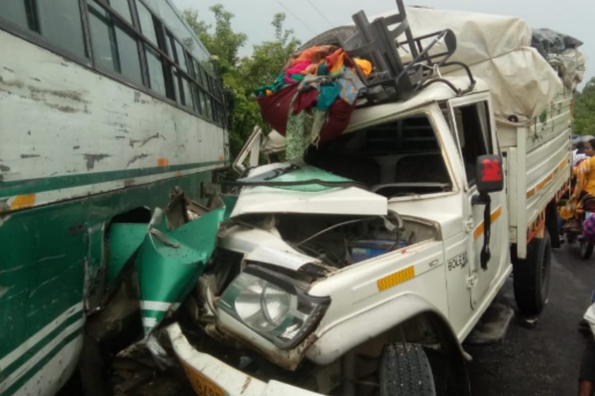 several injured in a road accident in saharanpur