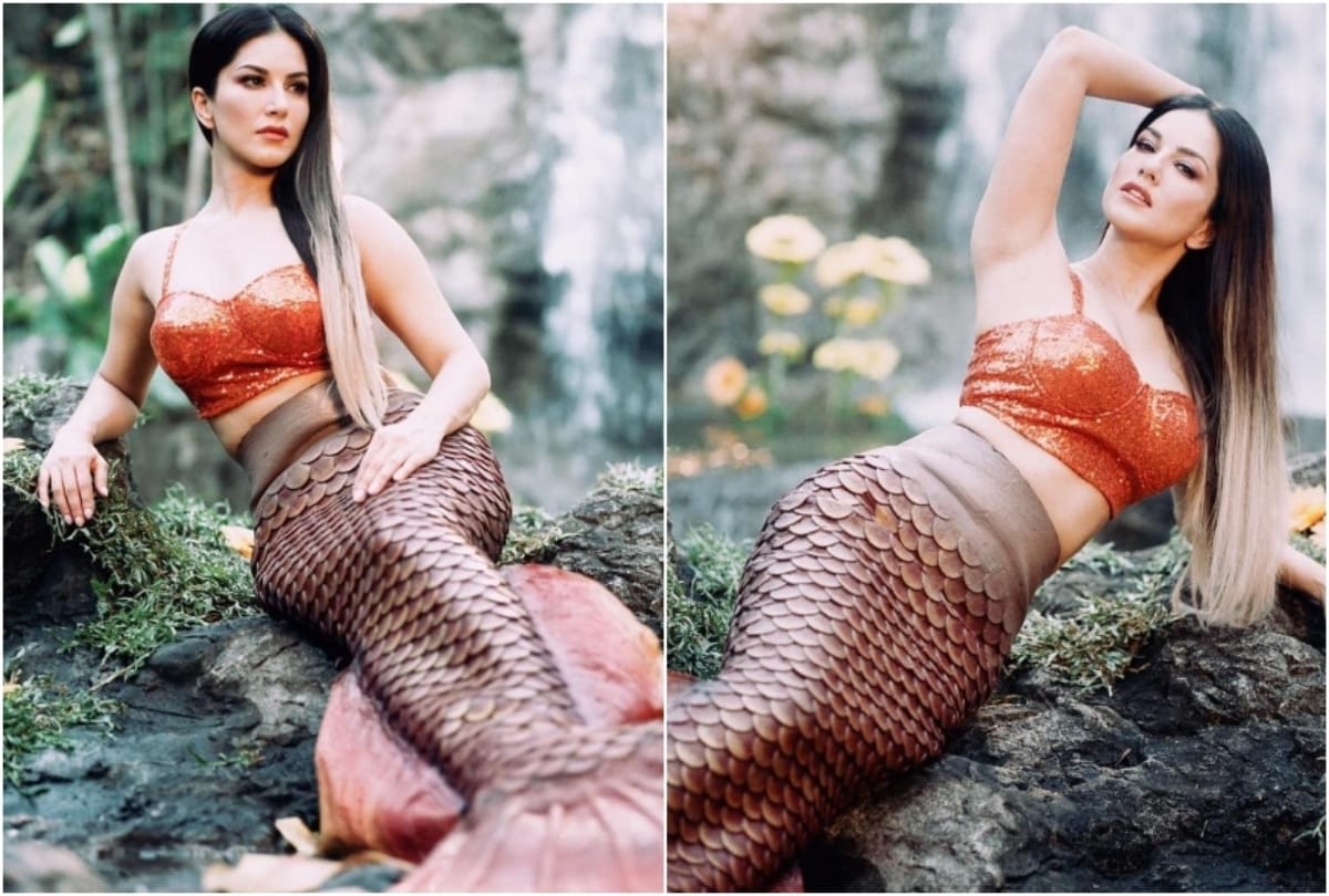 Sunny Leone looks drop dead gorgeous as mermaid