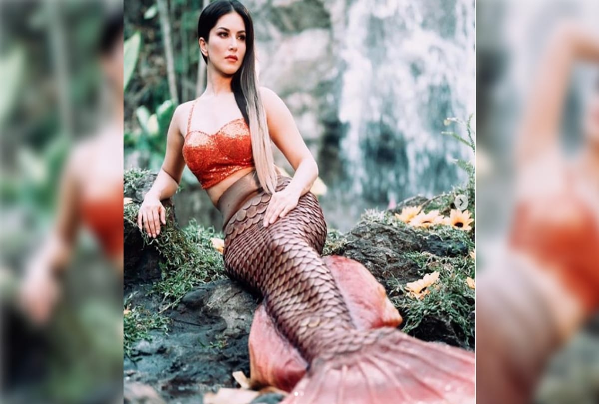 Sunny Leone looks drop dead gorgeous as mermaid