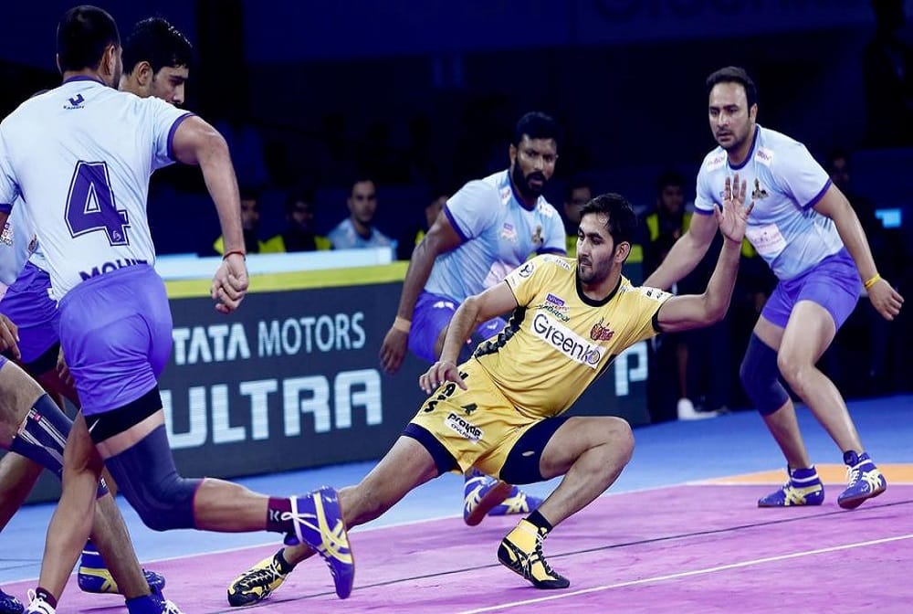 Pro kabaddi leauge 2019: Tamil Thalaivas Beat Telugu Titans by 39-26 