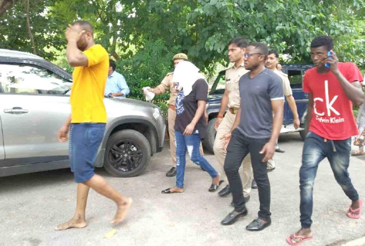 noida operation clean 30 african migrants jailed demand chicken mutton vodka read full story
