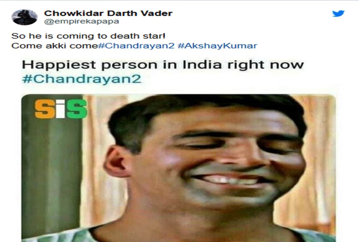 after Chandrayaan 2 launch akshay kumar funny memes are viral social media