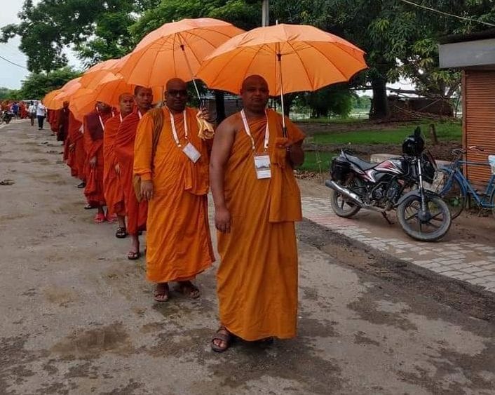 Buddhist monk shradhalok Mahathero taught the message
