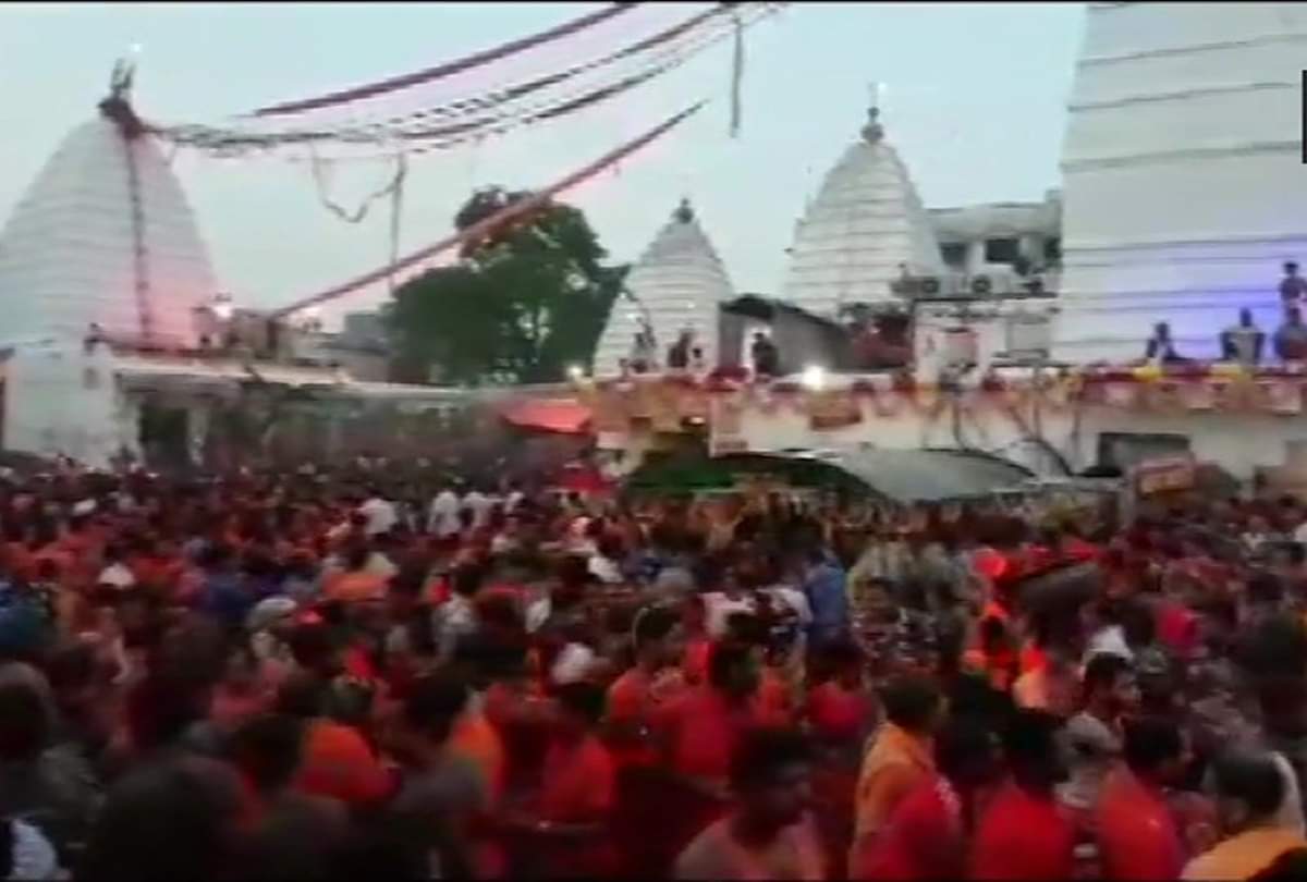 sawan first monday, large number of devotees worshiped at Baba Mahakal and Baidyanath Jyotirlinga