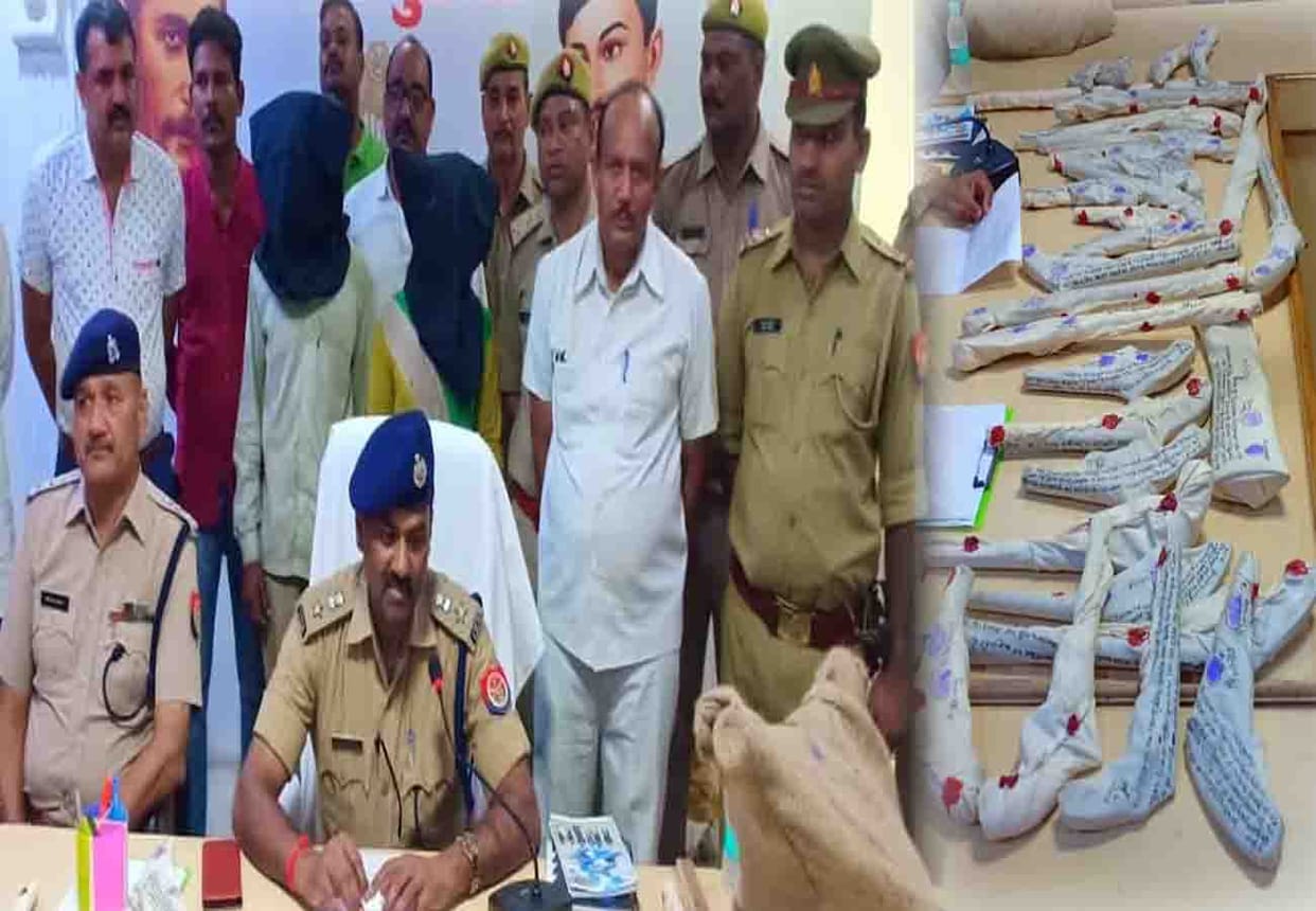 unnao police caught illegal arms factory