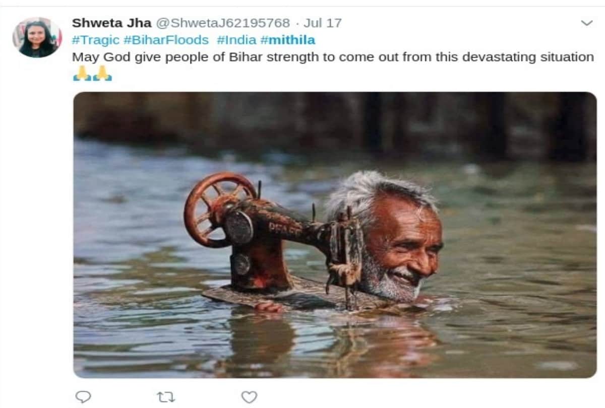 Fact check of Bihar and Assam floods 2019 pictures on social media