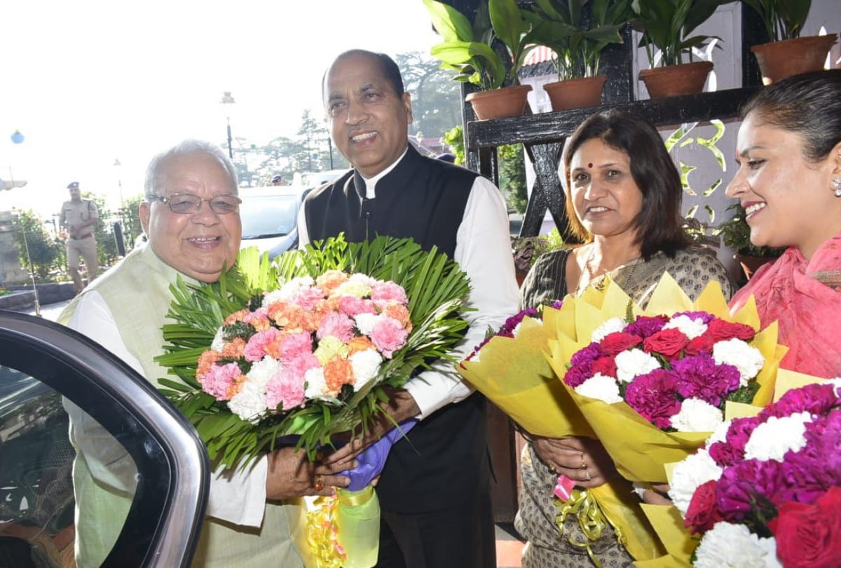 himachal pradesh newly appointed governor kalraj mishra reached shimla