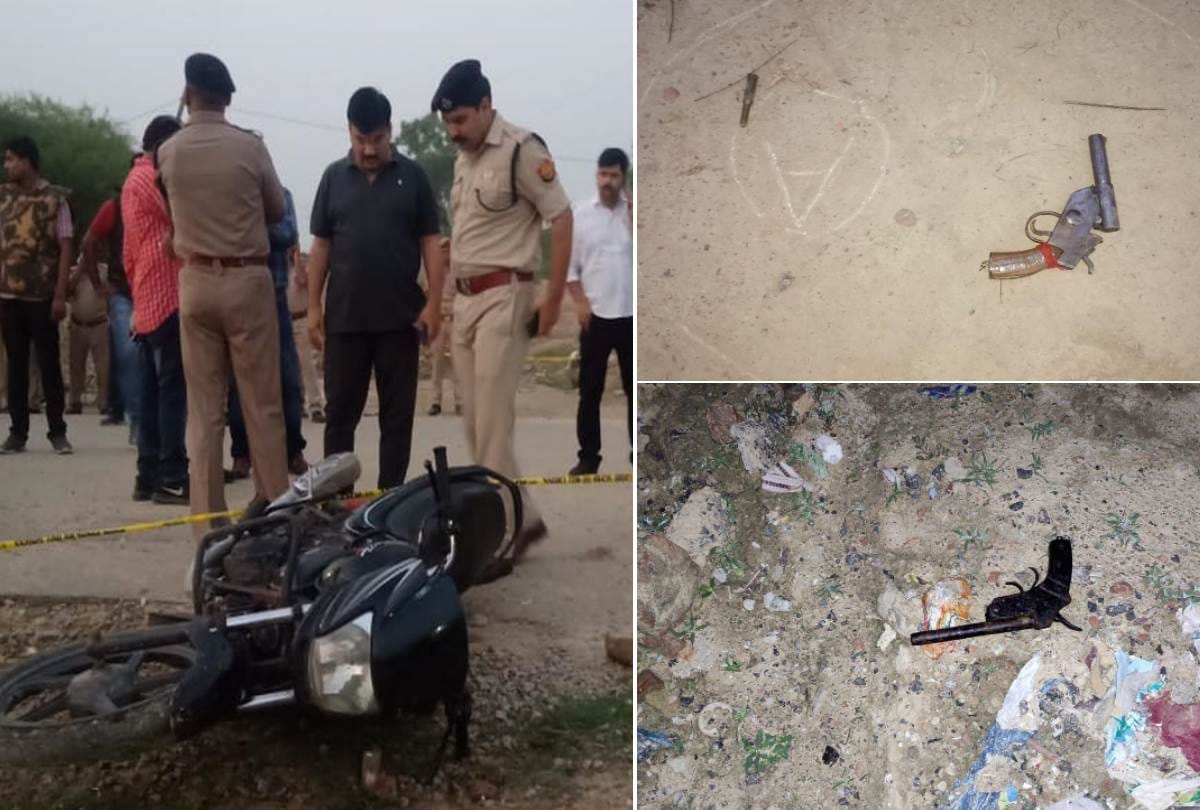 three gangester and two policemen injured in Police encounter in lucknow