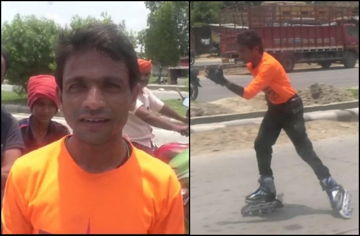 A Shiva devotee reach kashi vishwanath skating from prayagraj to varanasi