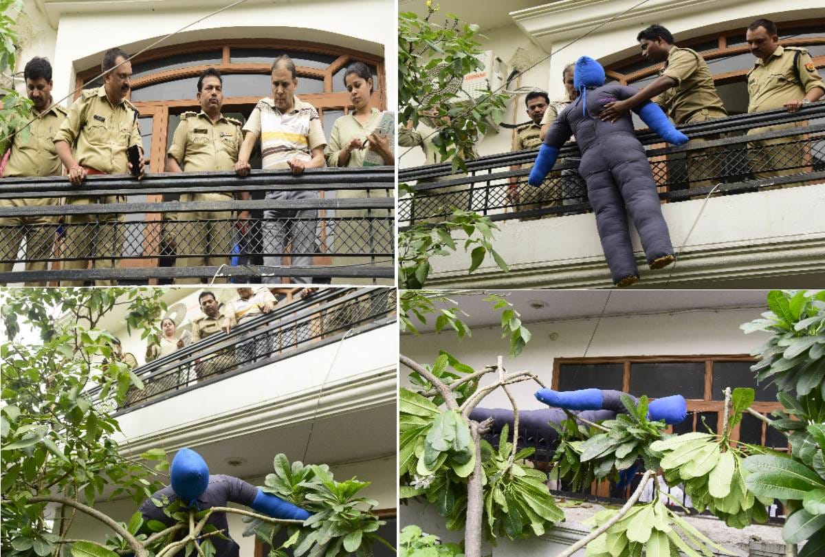 scene recreation in case of midland hospital manager death