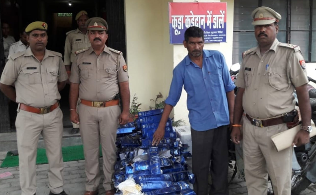 liquor recovered from private vehicle of so