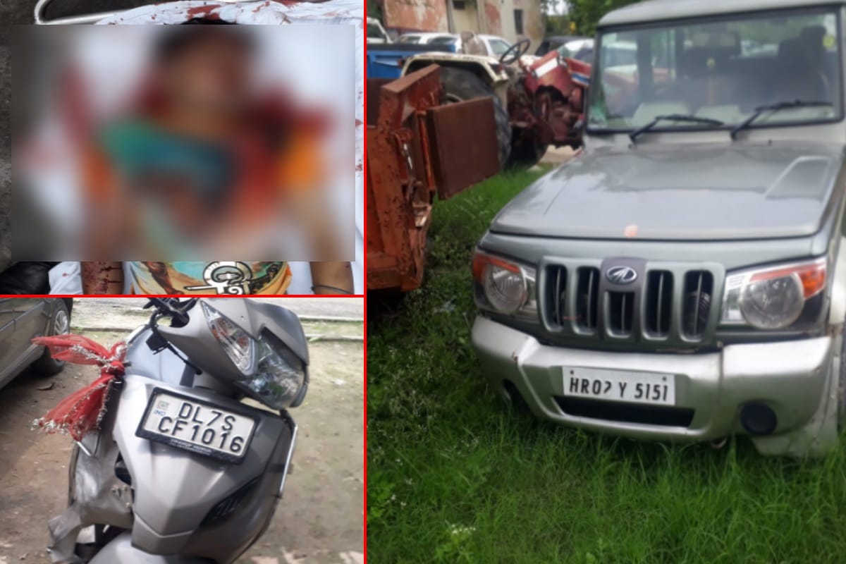 one Kanwariya from Delhi died in a road accident in Muzaffarnagar, another injured