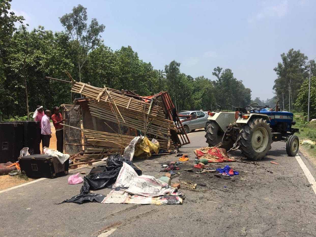 kawad yatra 2019 tractor-trolley accident