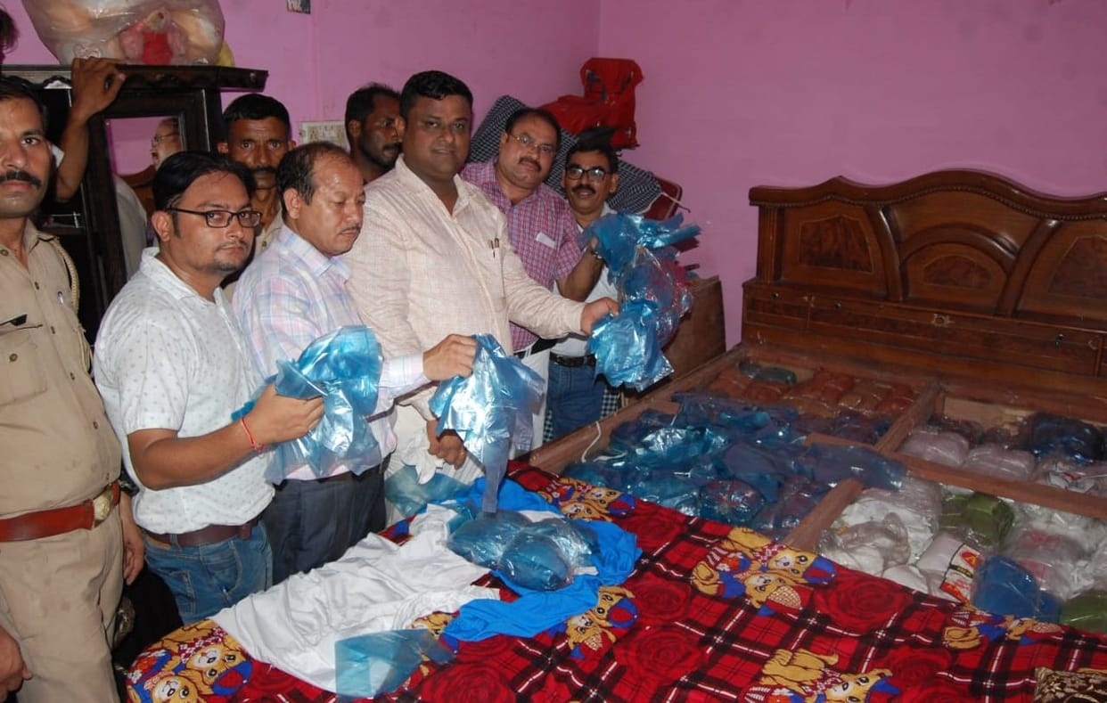 six kwintol polythene stored in bed