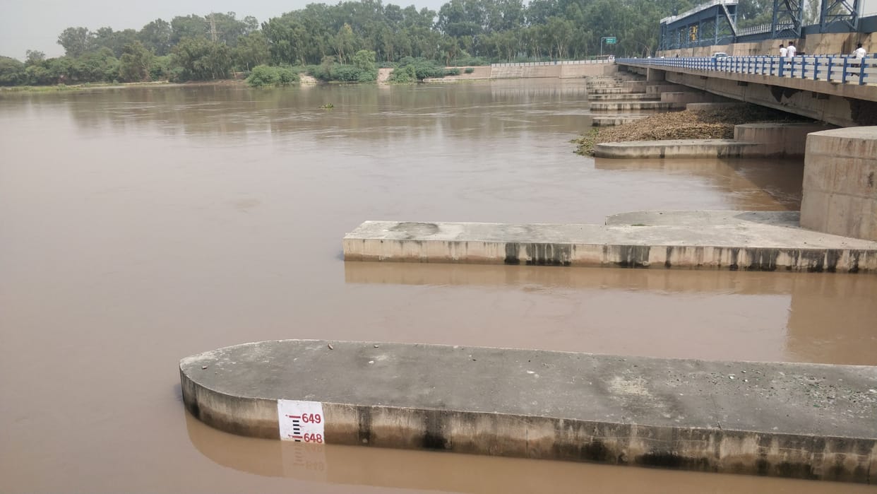 Water level of Ghaggar increased