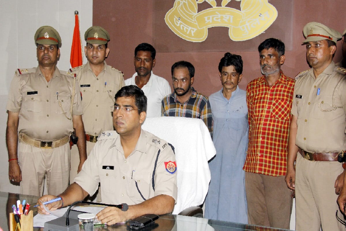Police four badmash arrested in encounter at Bijnor district