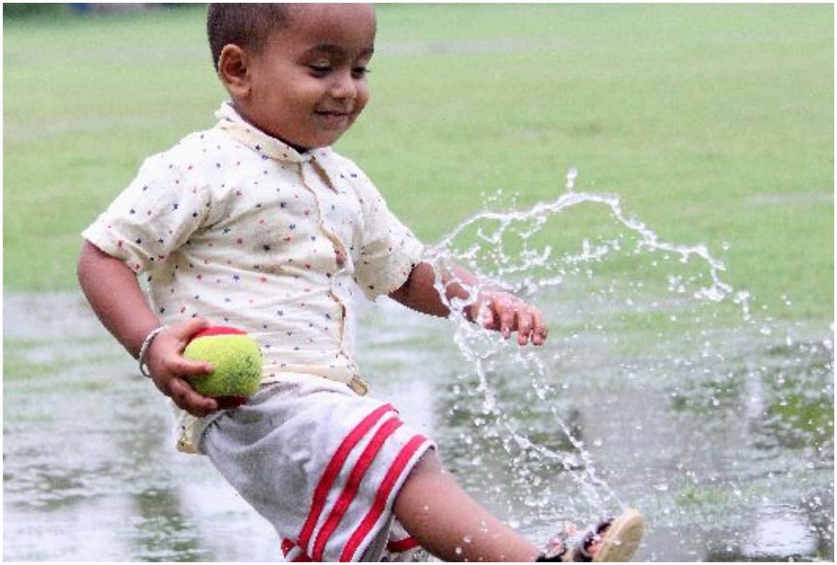 Delhi NCR monsoon weather report minimum and maximum temperature after rain