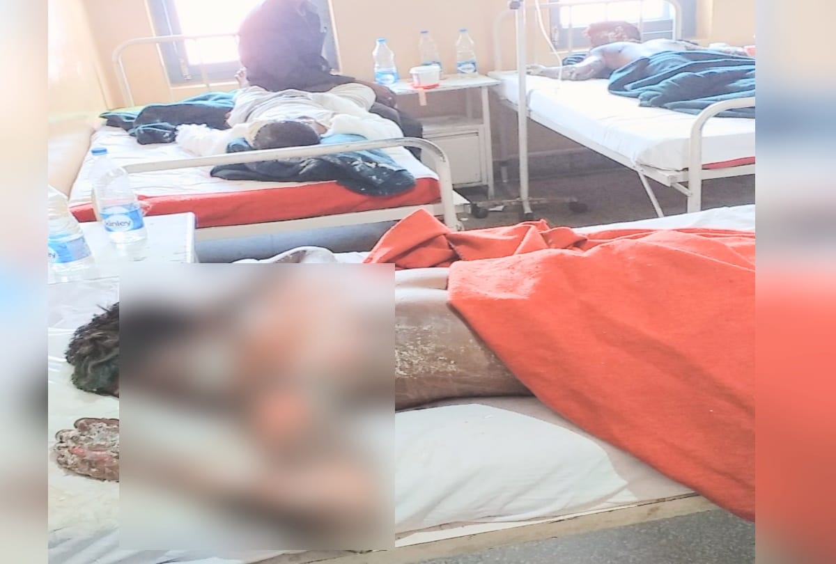 five people Scorched after fire broke in lpg cylinder due to leakage