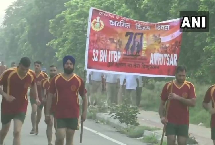 ITBP, Indo-Tibetan Border Police Organized ‘Run for Martyr’ to commemorate the heroes of Kargil War