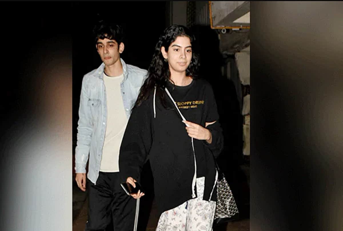 Khushi Runs Spotted at brother Arjun kapoor's home With A Mystery boy