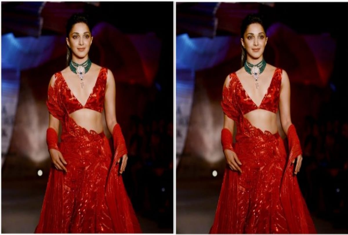 Kiara Advani Dazzles in Red Bridal Wear