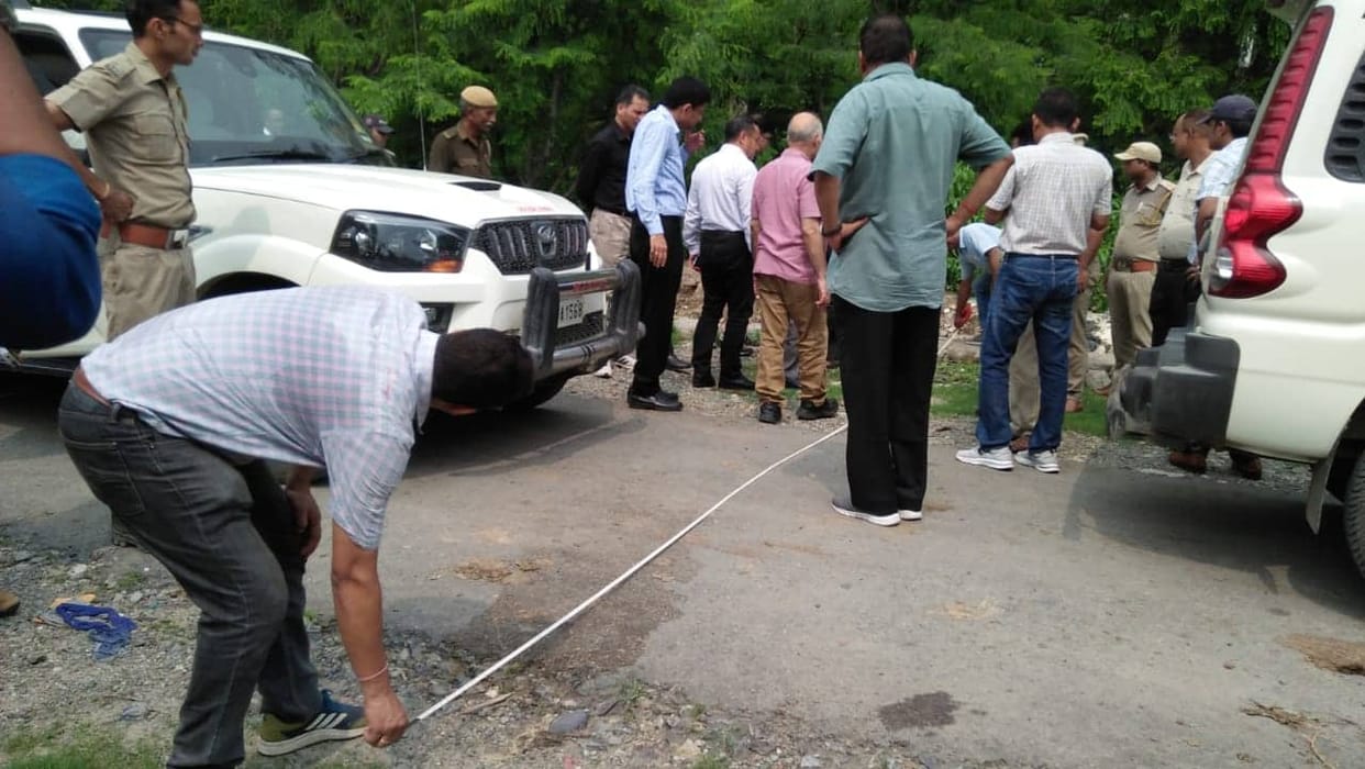 CEC saw the reality of the Laldhang-Chilarakal road