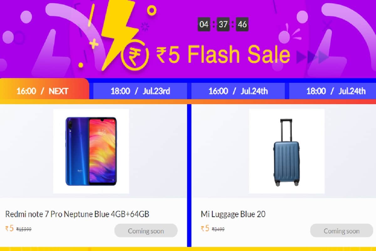 Xiaomi MI 5th Anniversary Sale: Buy Only 5 Rupees In 32 Inches MI TV