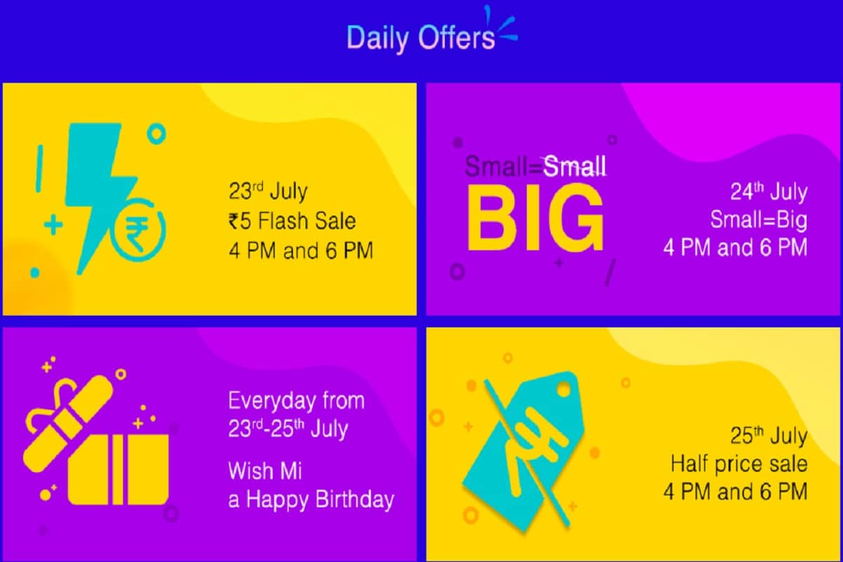 Xiaomi MI 5th Anniversary Sale: Buy Only 5 Rupees In 32 Inches MI TV
