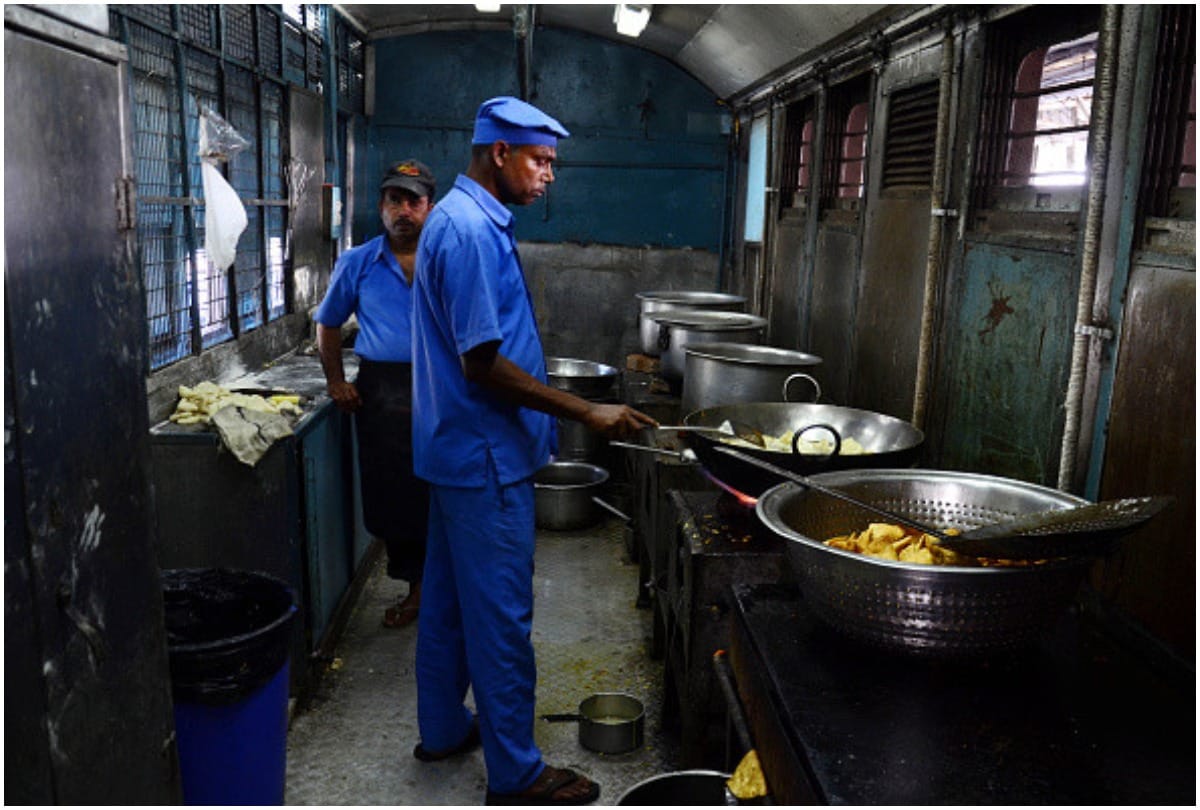 old man put lizard in railway food for free meal