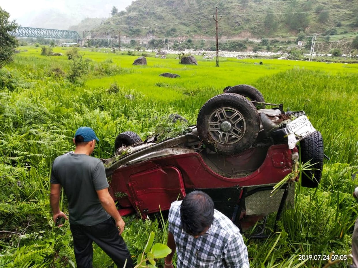 Haryana pilgrims return from Yamunotri Dham died in accident