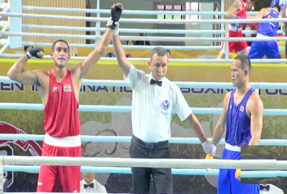 Boxer Ashish made medal sure to India in Thailand Open Boxing