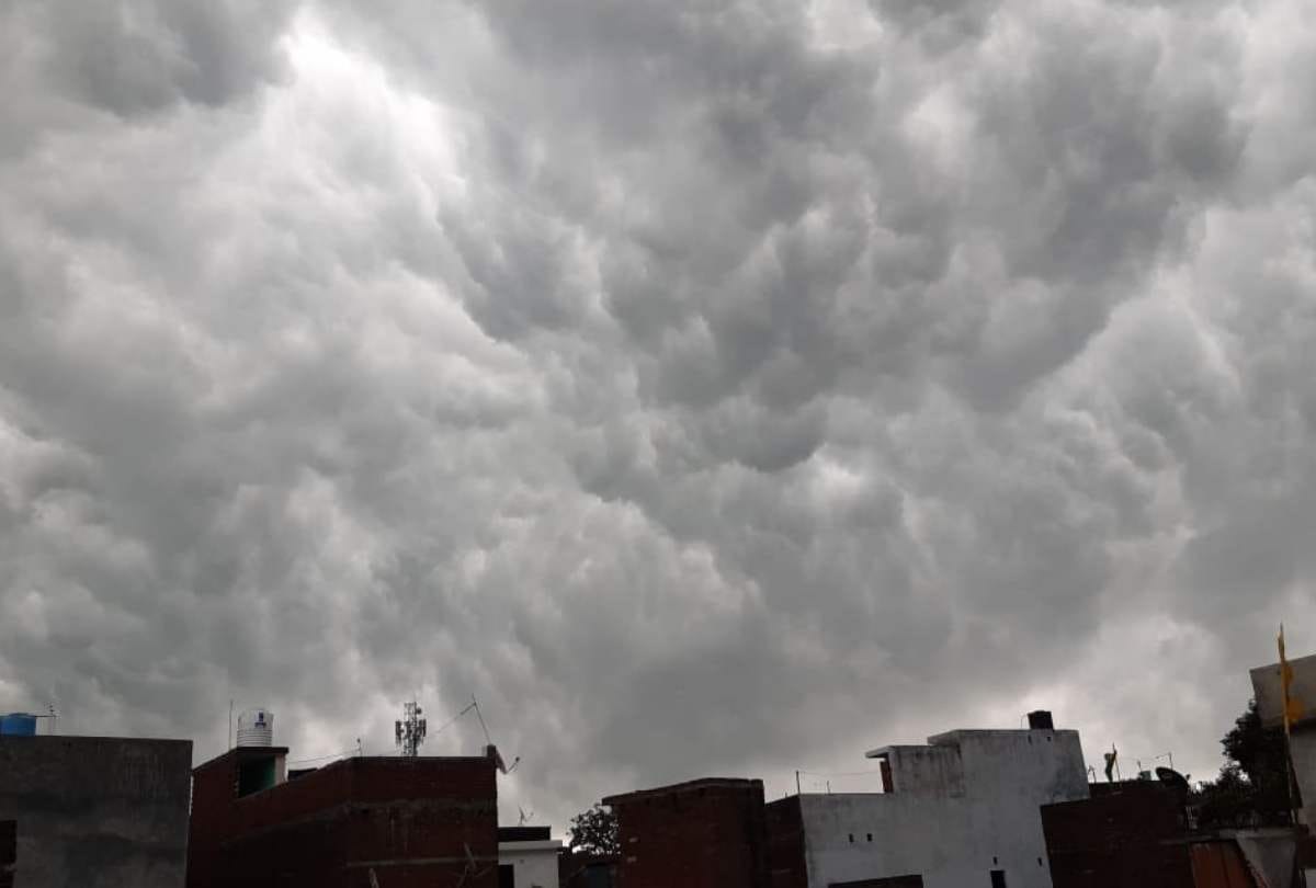 Less rain in districts in Uttar Pradesh.