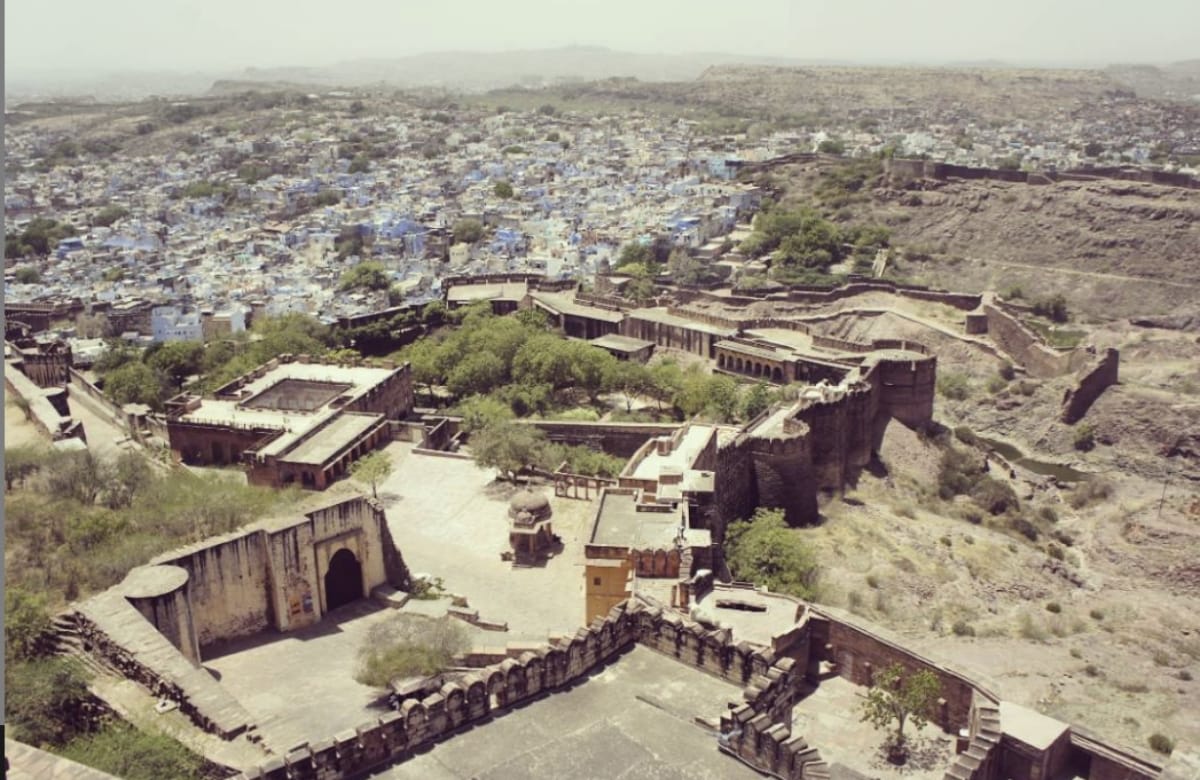 visit mehrangarh fort jodhpur rajasthan can see whole pakistan