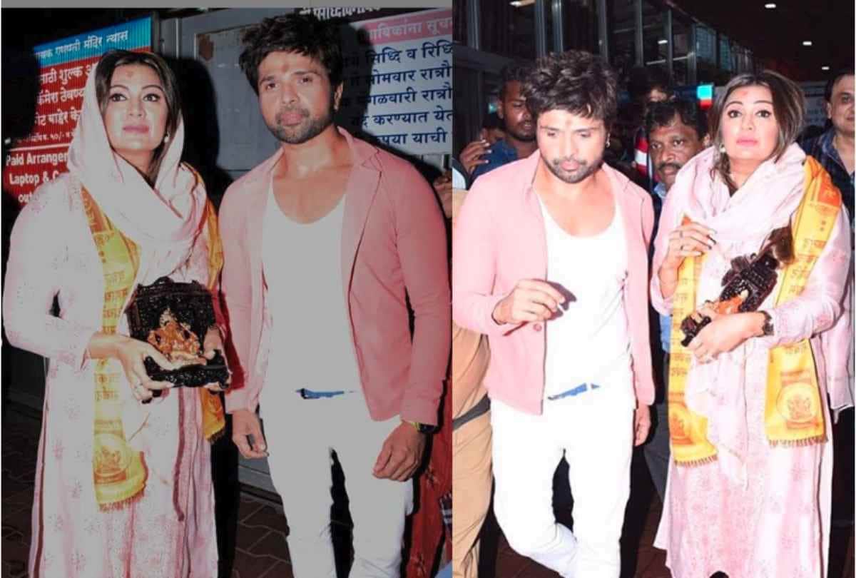 himesh reshammiya visit siddhivinayak temple with wife sonia kapoor