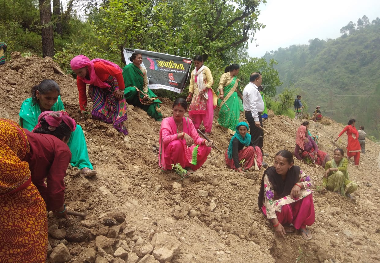 The women of Chopadiyali village are the custodians of environmental protection and enrichment